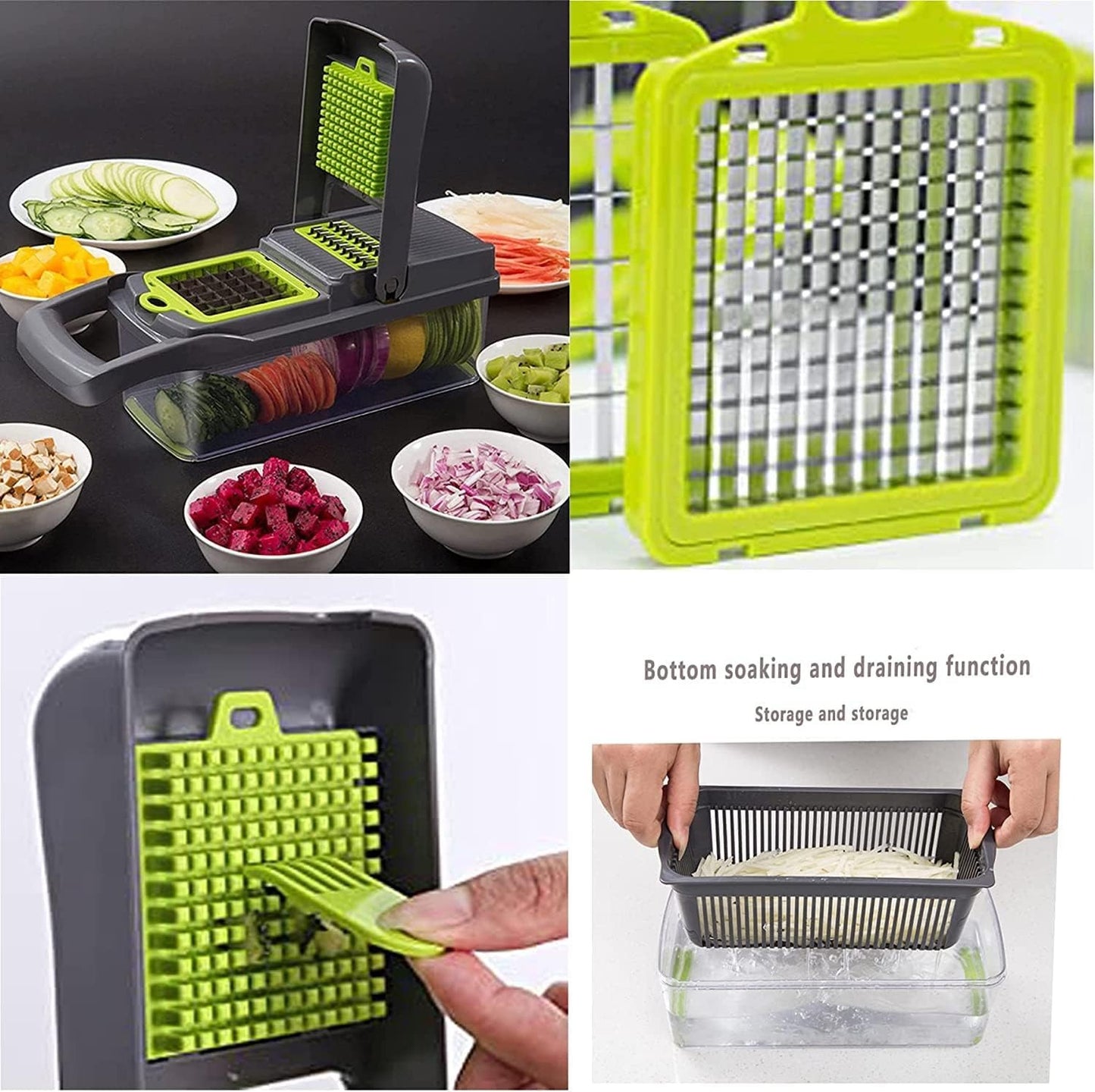 Multi Functional Vegetable Chopper & Slicer Set 22-in-1