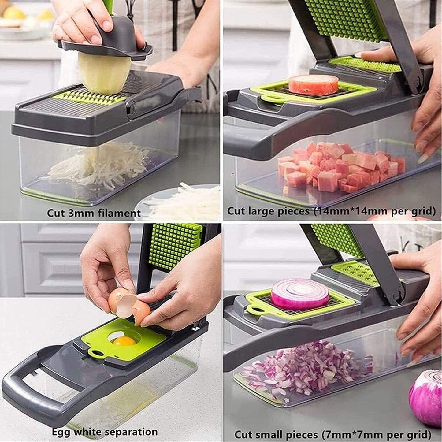 Multi Functional Vegetable Chopper & Slicer Set 22-in-1