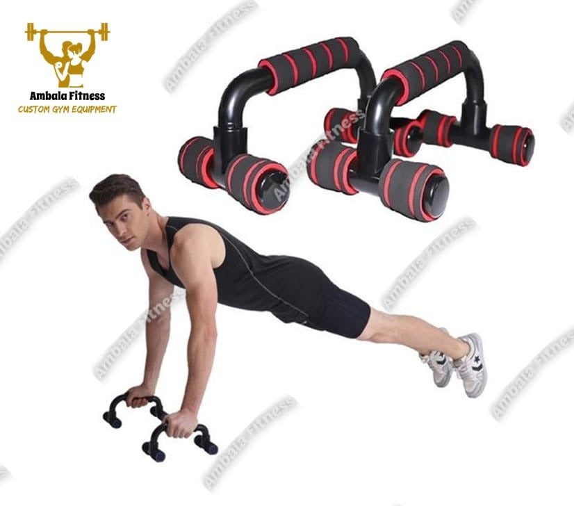 2pcs H I-shaped ABS Fitness Push Up Bar