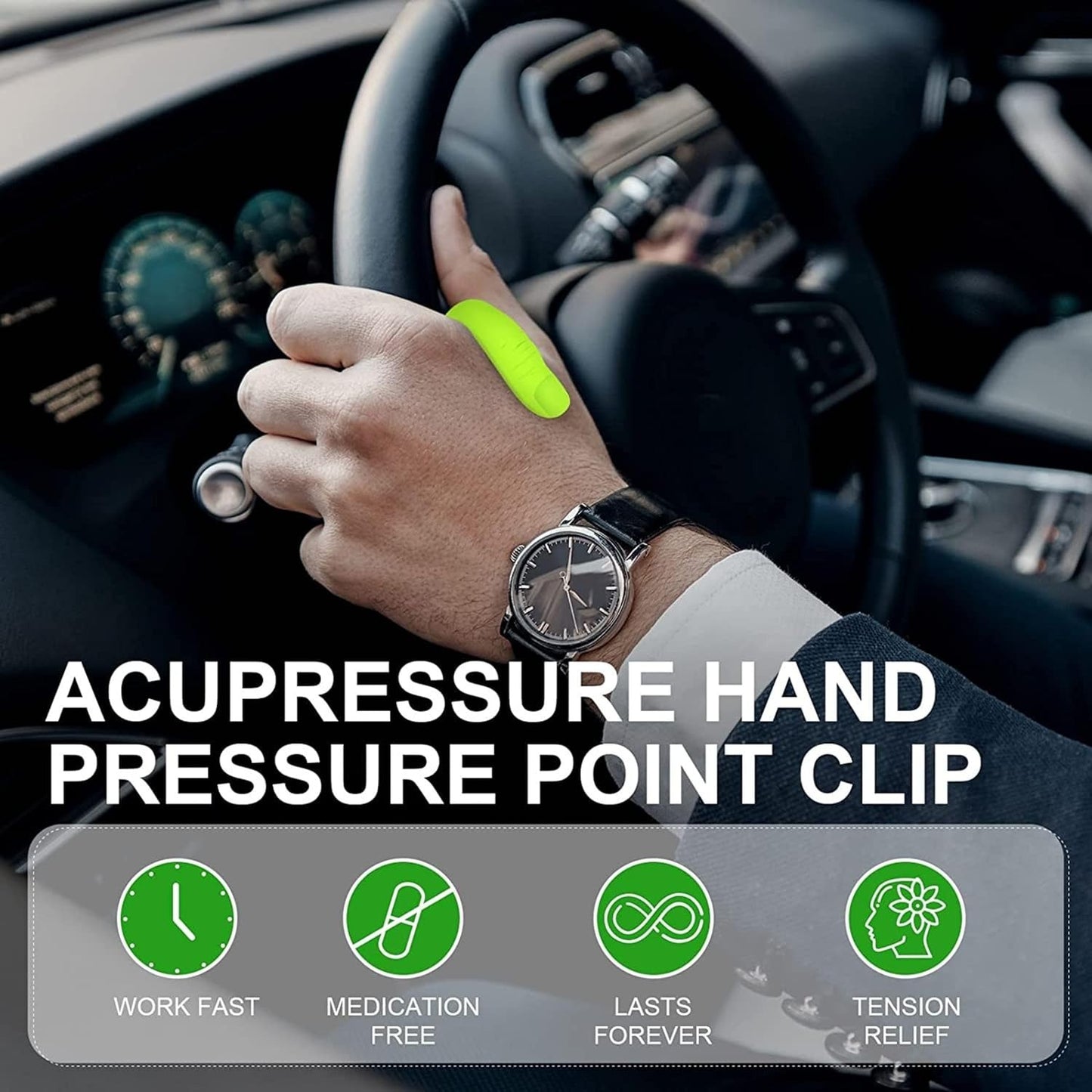 Sugar Control Acupressure Clip for Diabetes Management