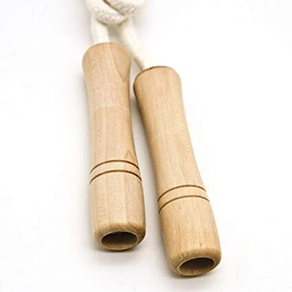 Jump Rope for Kids - Wooden Handle