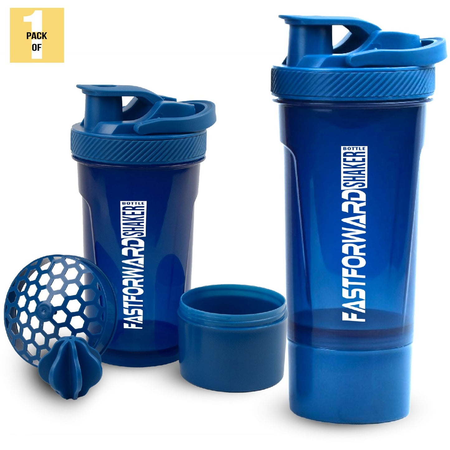 Shaker Bottle - 24 Ounce Protein Shaker Plastic Bottle