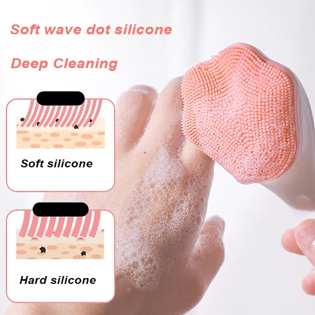 Soft Silicone Facial Cleansing Brushes
