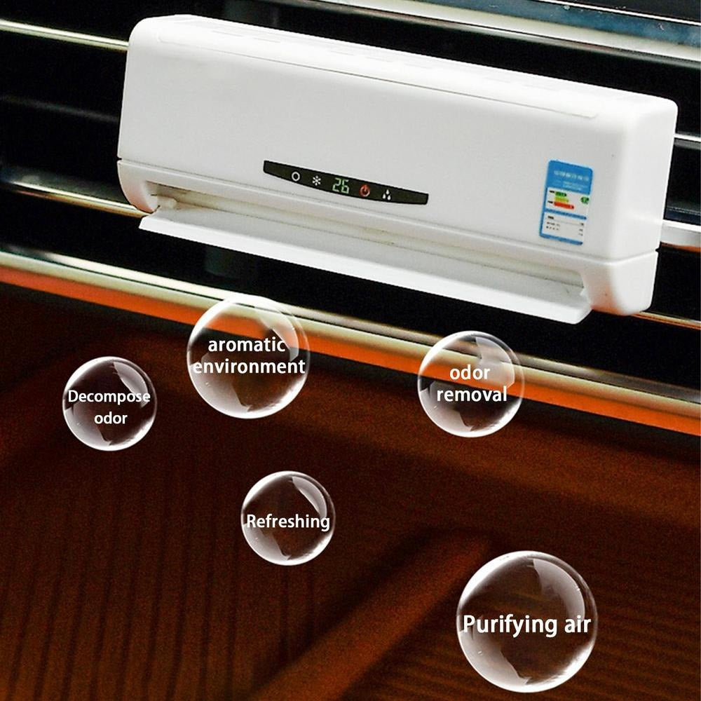 Mini Solar Car Perfume Air Conditioning Decoration
