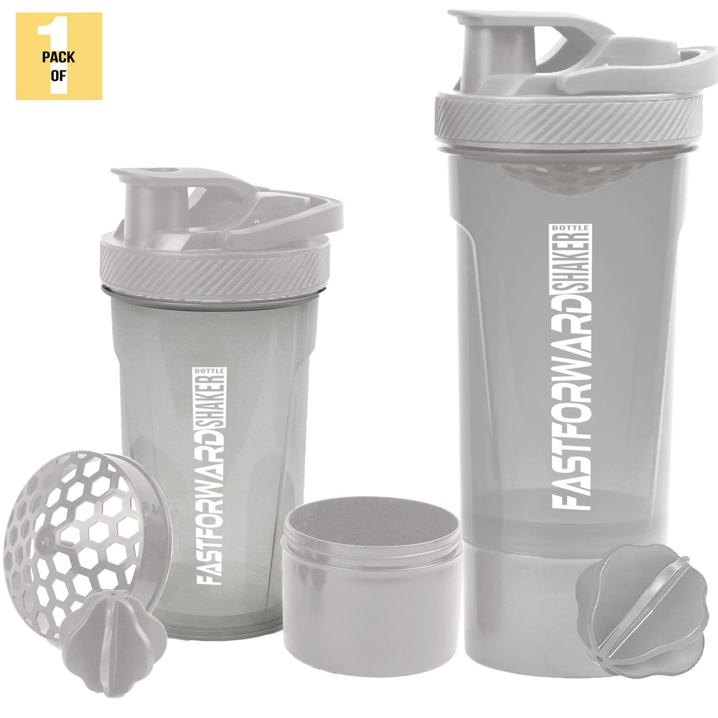 Shaker Bottle - 24 Ounce Protein Shaker Plastic Bottle