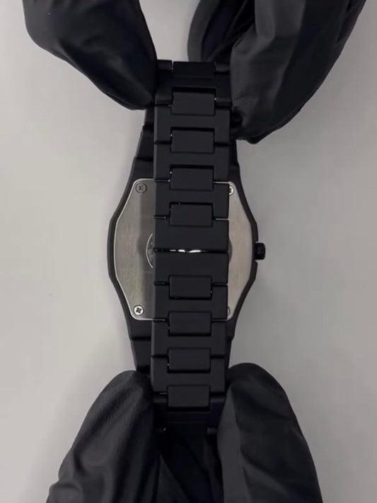 Stylish Black Arabic Aura Watch