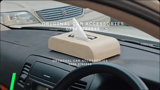 LEATHER CAR TISSUE BOX UNIVERSAL