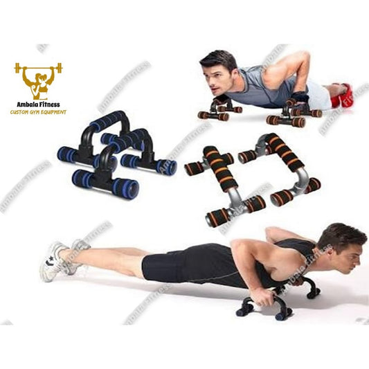 2pcs H I-shaped ABS Fitness Push Up Bar