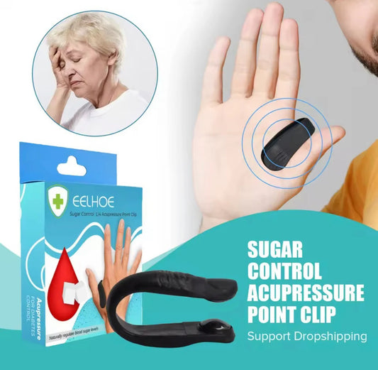 Sugar Control Acupressure Clip for Diabetes Management
