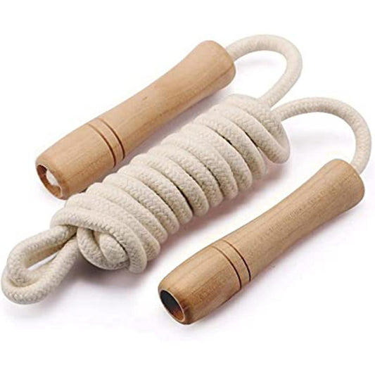 Jump Rope for Kids - Wooden Handle