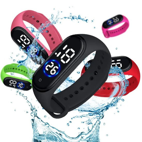Waterproof Sport Led Digital Watch For Kids