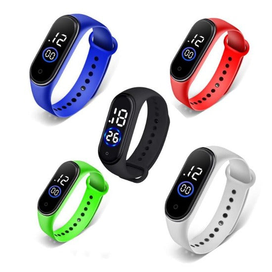 Waterproof Sport Led Digital Watch For Kids