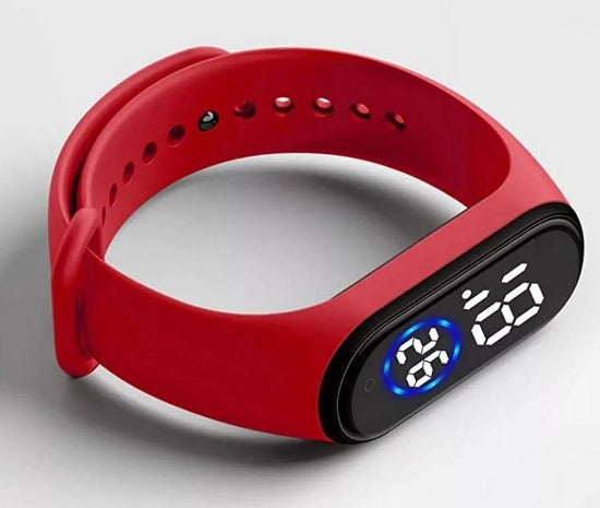 Waterproof Sport Led Digital Watch For Kids
