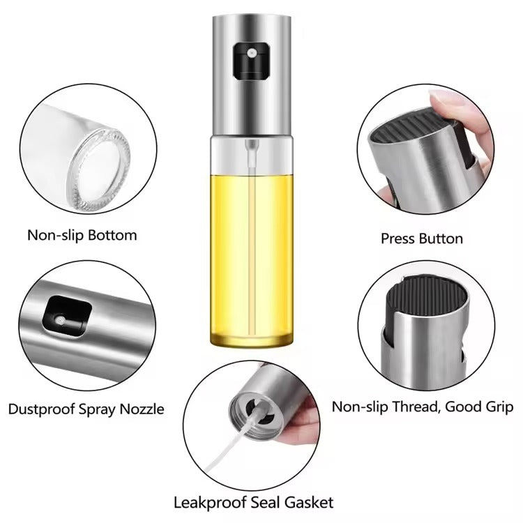 Reusable Glass  Spray Bottle for Cooking