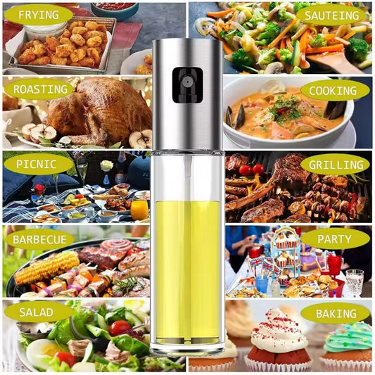 Reusable Glass  Spray Bottle for Cooking