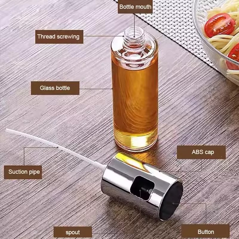 Reusable Glass  Spray Bottle for Cooking