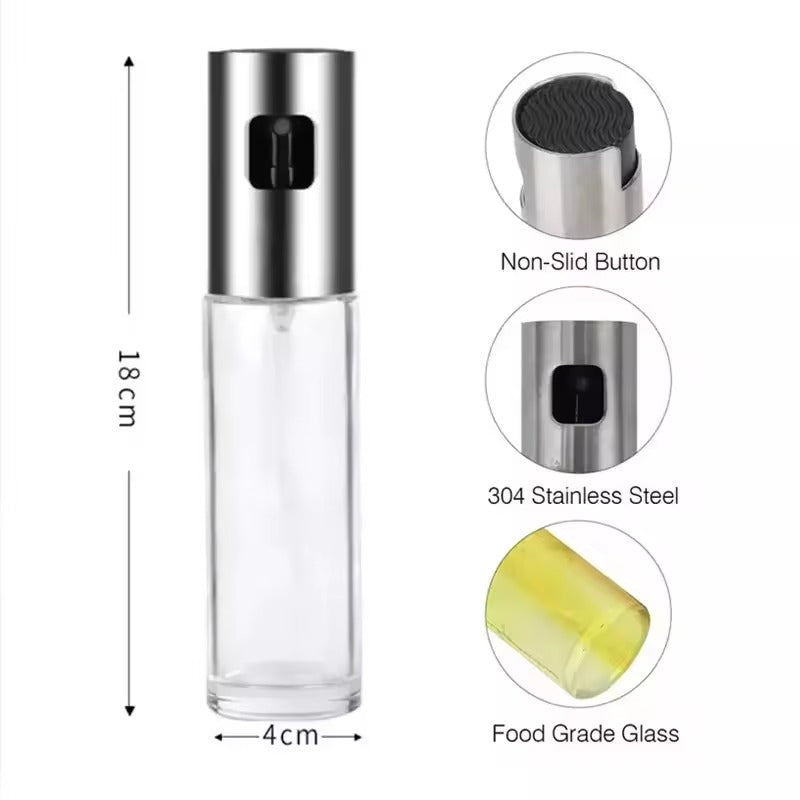Reusable Glass  Spray Bottle for Cooking